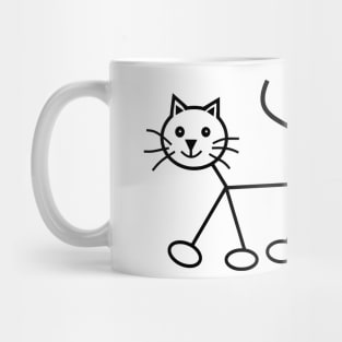 Stick Cat Mug